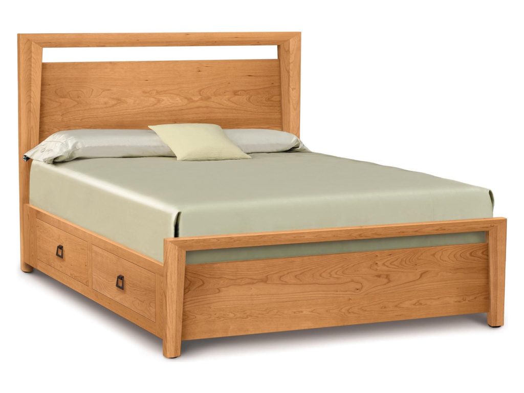 Copeland Furniture Mansfield Storage Bed with 49″H Headboard