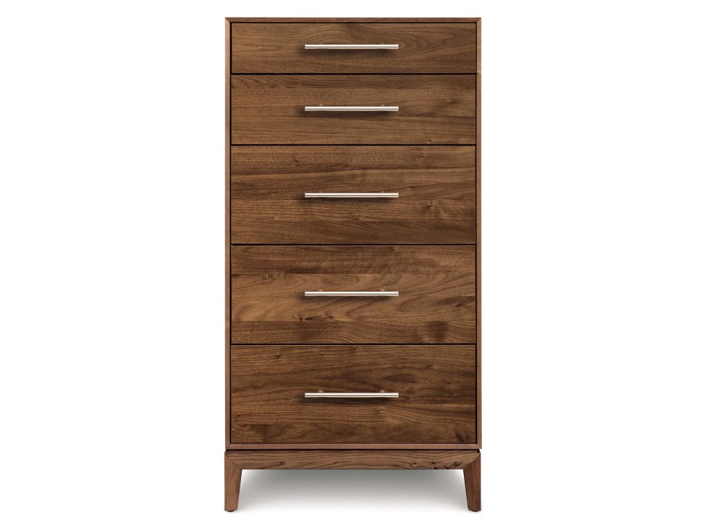 Copeland Furniture Mansfield 5 Drawer Narrow Dresser, alternate view