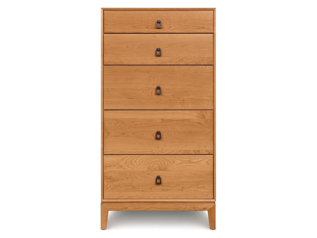 Copeland Furniture Mansfield 5 Drawer Narrow Dresser