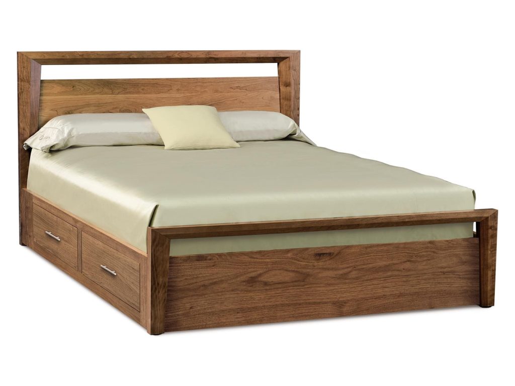 Copeland Furniture Mansfield Storage Bed with 40″H Headboard, alternate view