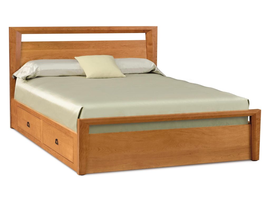 Copeland Furniture Mansfield Storage Bed with 40″H Headboard
