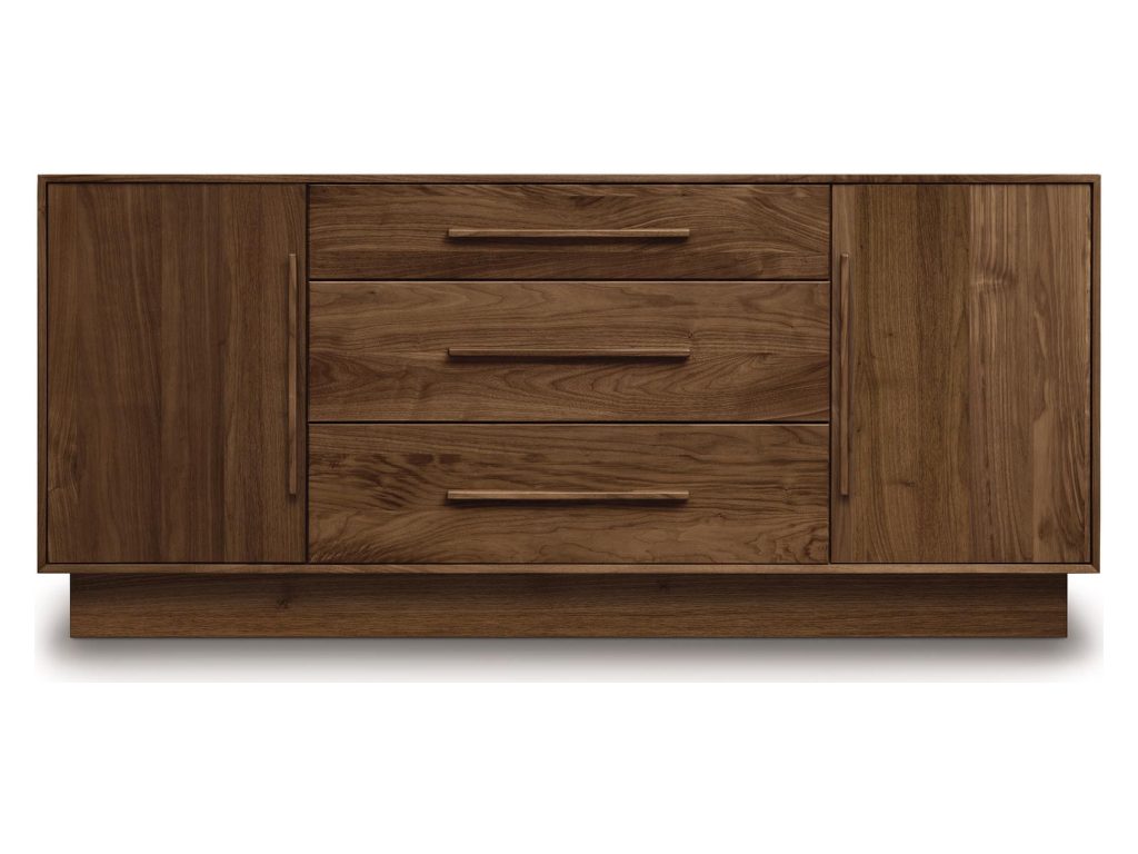 Copeland Furniture Moduluxe 1 Door on either side of 3 Drawers Dresser