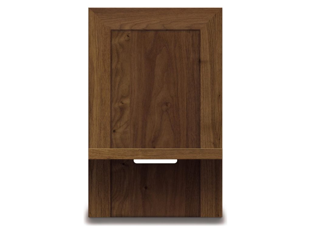 Copeland Furniture Moduluxe 18.5″W Shelf Nightstand to match 29″H Plinth base Bed