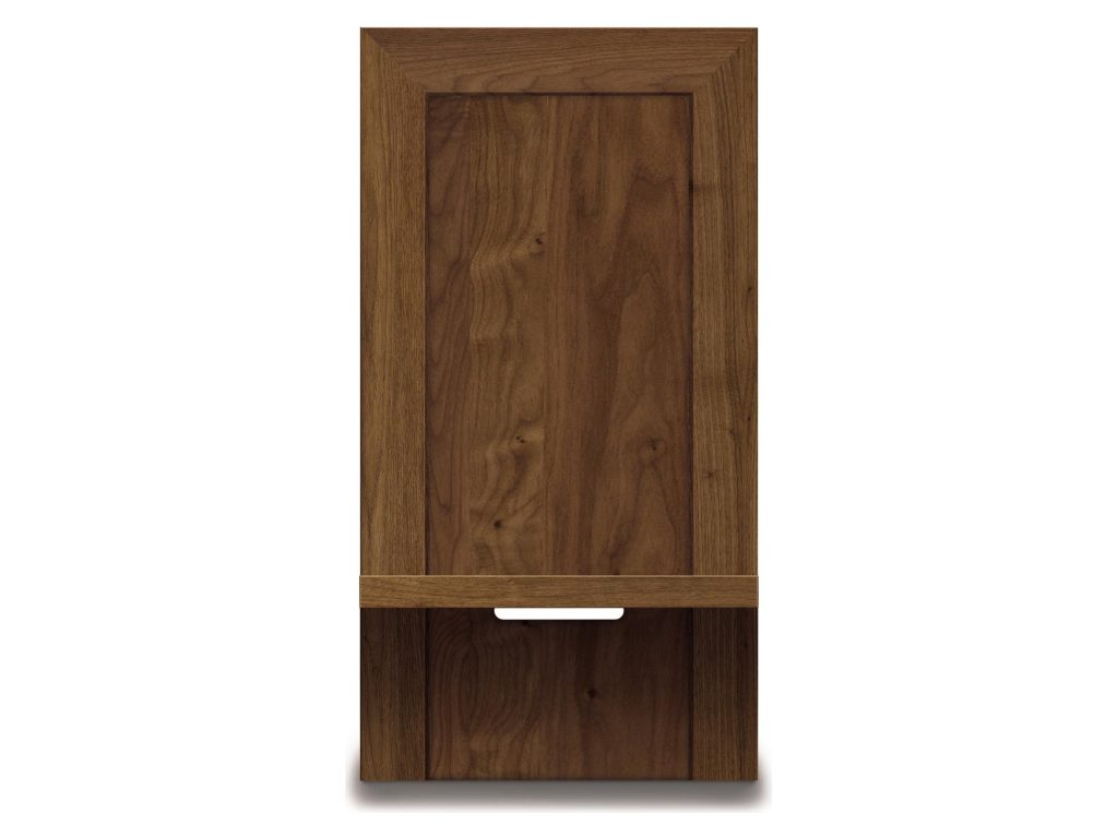 Copeland Furniture Moduluxe 18.5″W Shelf Nightstand to match 35″H Plinth base Bed