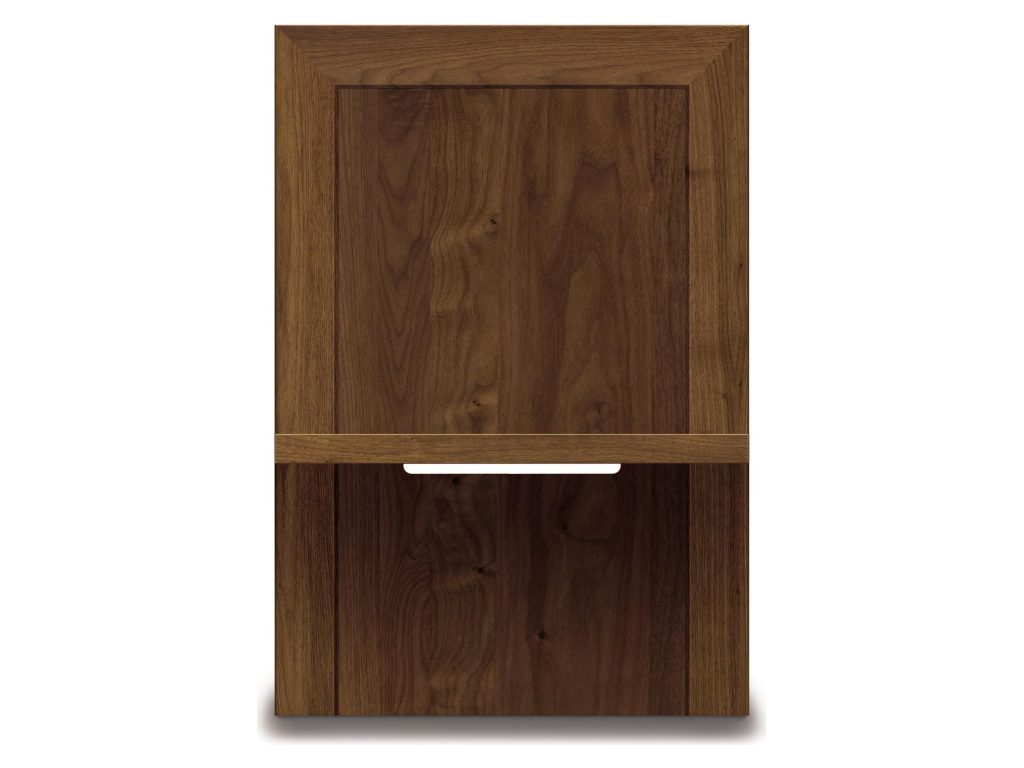 Copeland Furniture Moduluxe 24″W Shelf Nightstand to match 35″H Storage base Bed