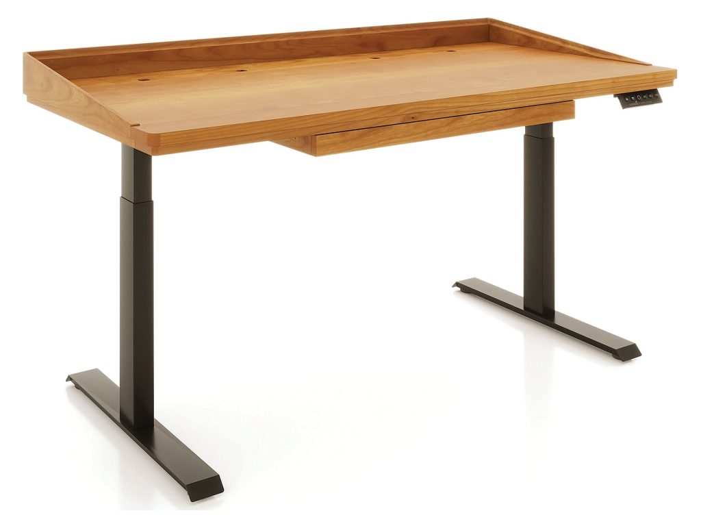 Copeland Furniture Odin 30″ x 60″ Sit-Stand Desk with Pencil Drawer, alternate view
