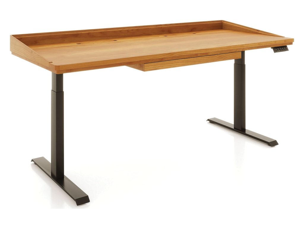 Copeland Furniture Odin 30″ x 72″ Sit-Stand Desk with Pencil Drawer, alternate view