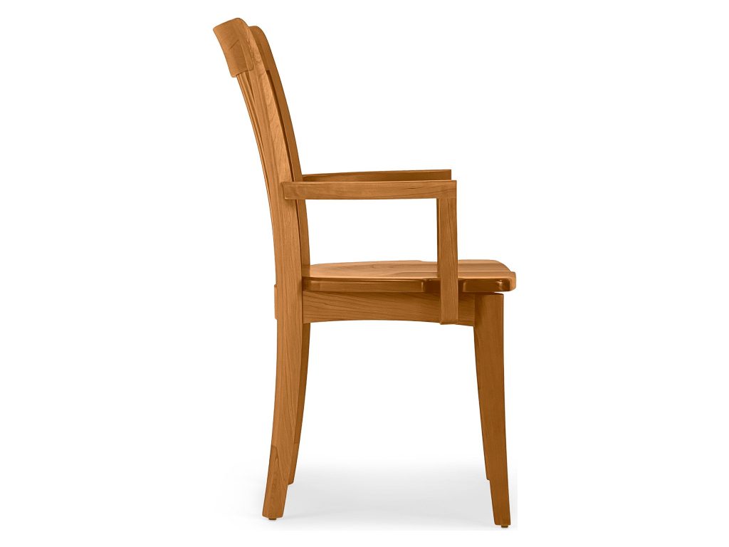 Copeland Furniture Sarah Wood Seat Armchair Arm Chair, alternate view
