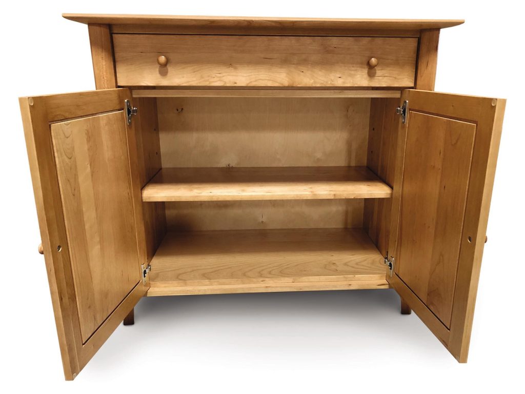 Copeland Furniture Sarah 1 Drawer over 2 door Buffet Buffet Cabinet, alternate view
