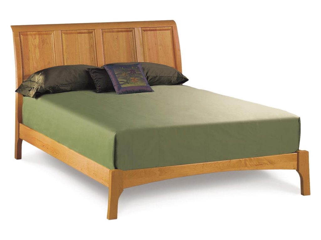Copeland Furniture Sarah Sleigh Bed with 45″ Headboard and Low Footboard, alternate view