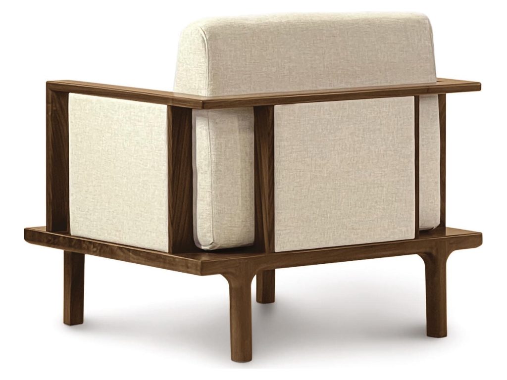 Copeland Furniture Sierra Chair with Upholstered Panel, alternate view