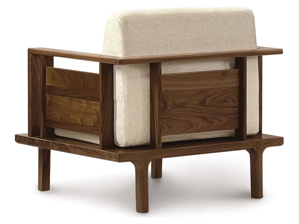 Copeland Furniture Sierra Chair with Wood Panel, alternate view