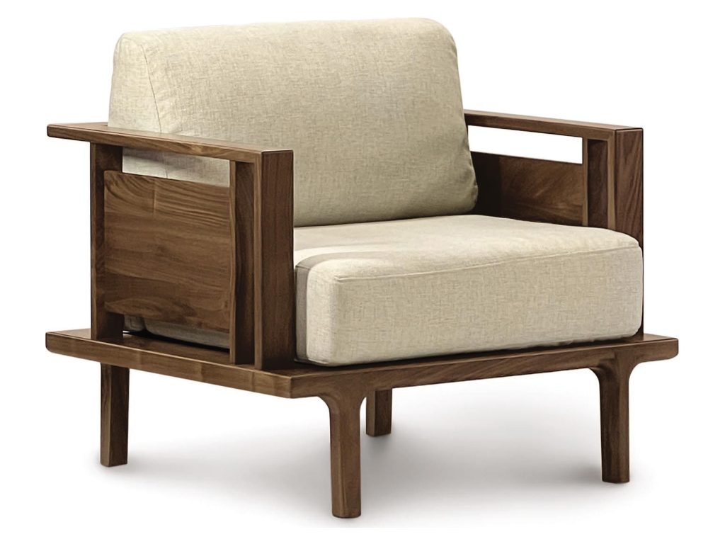 Copeland Furniture Sierra Chair with Wood Panel