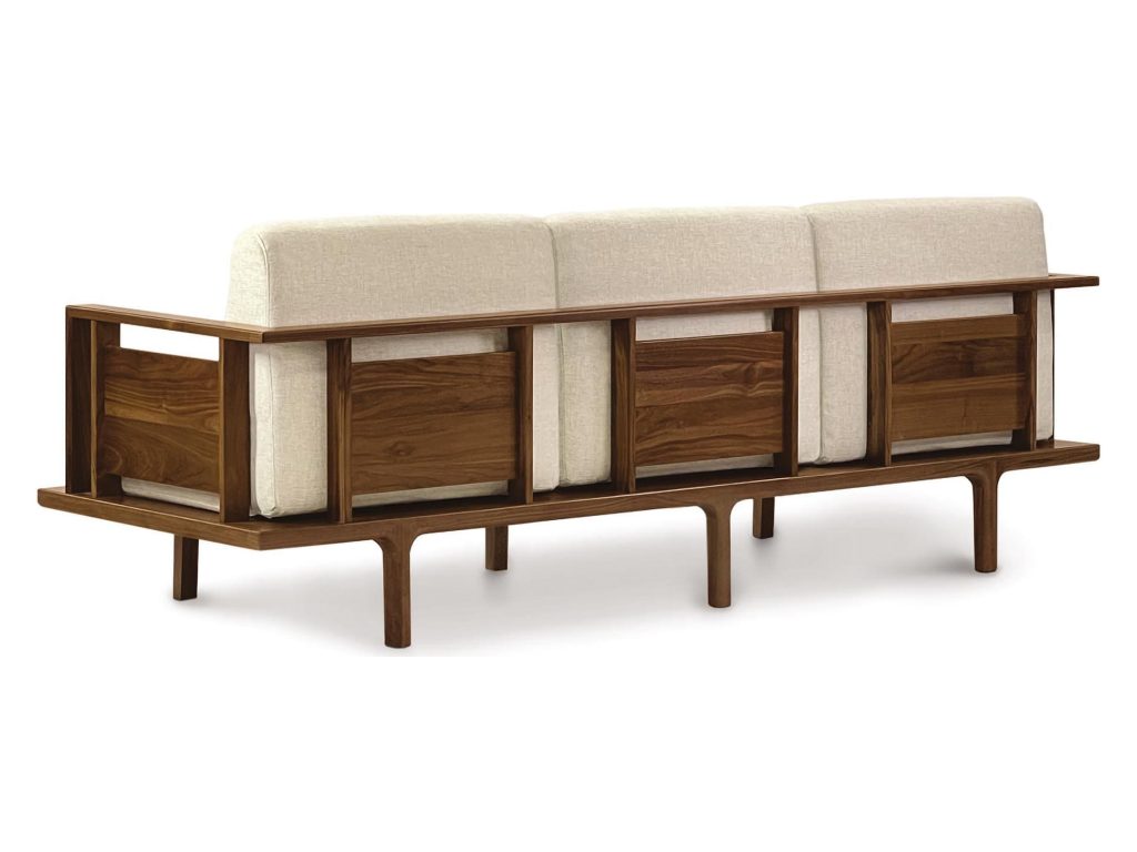 Copeland Furniture Sierra Sofa with Wood Panel, alternate view