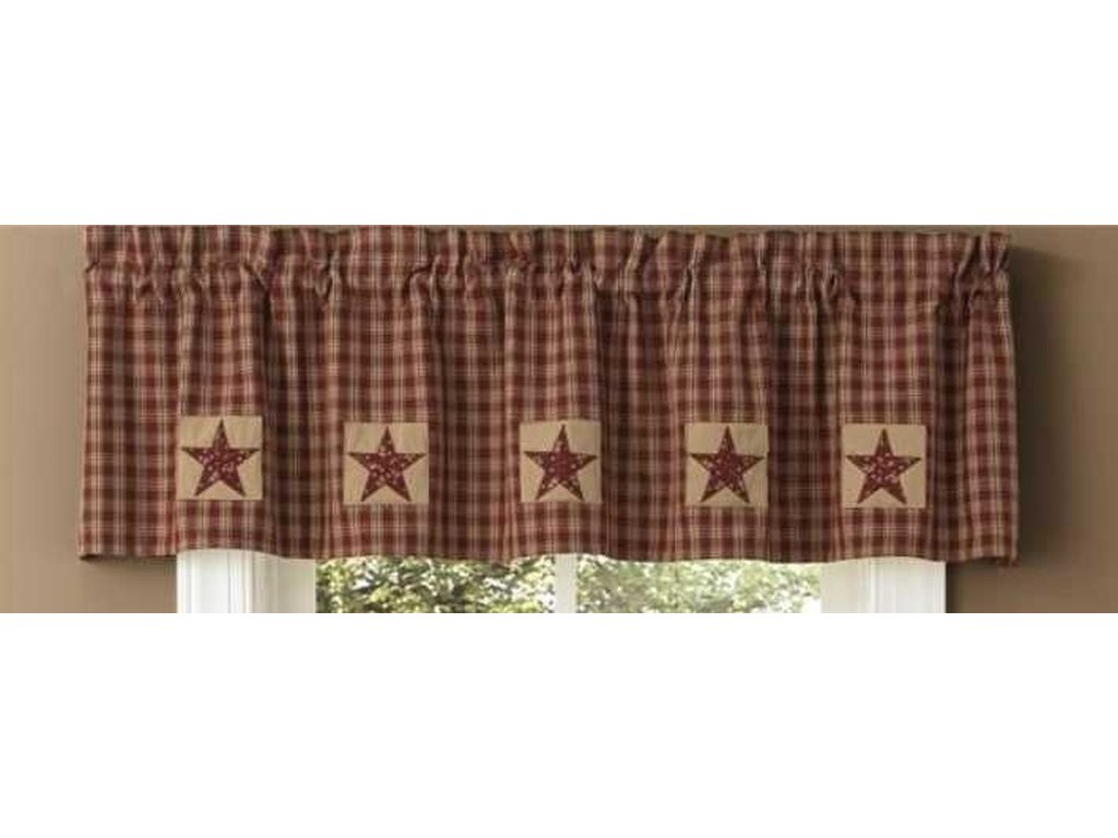 Park Designs Sturbridge Patch Lined Valances