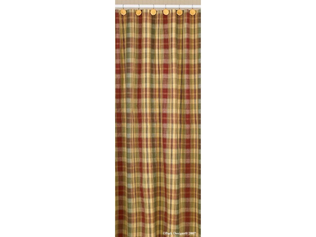Park Designs Saffron Shower Curtain