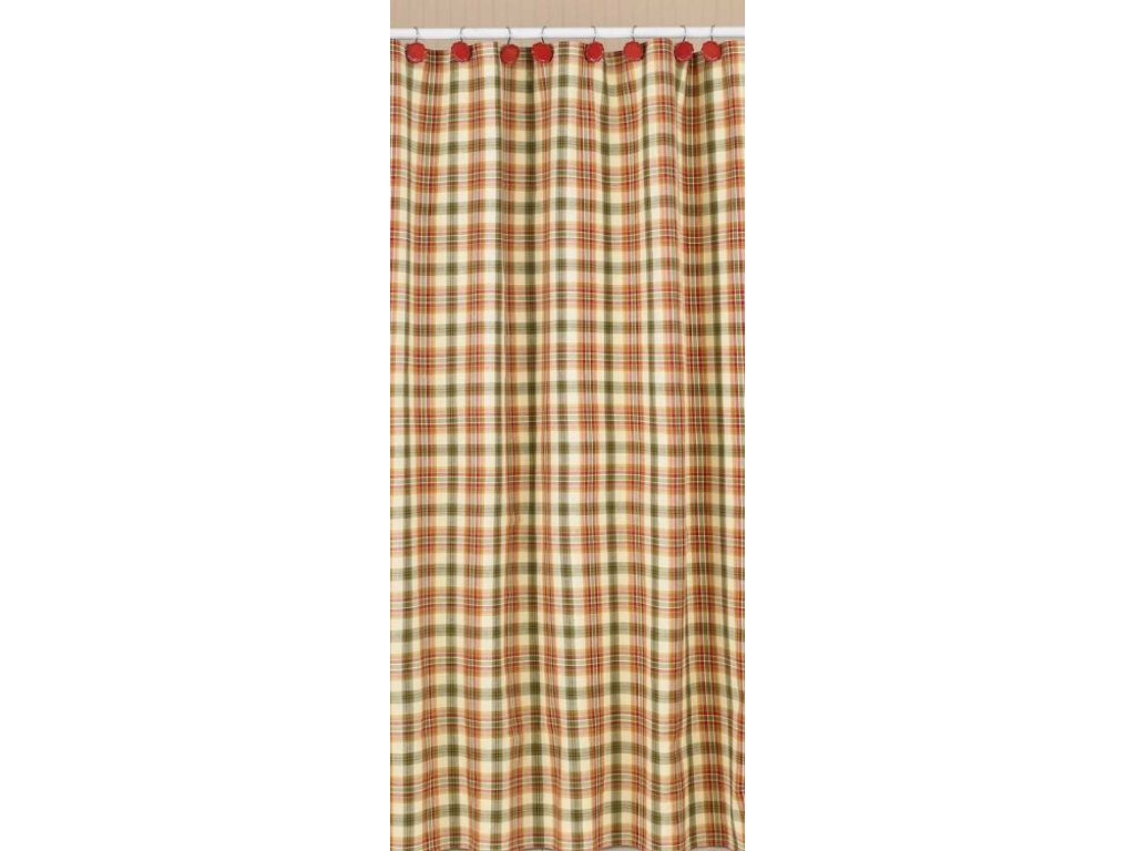Park Designs Lemon Pepper Shower Curtain