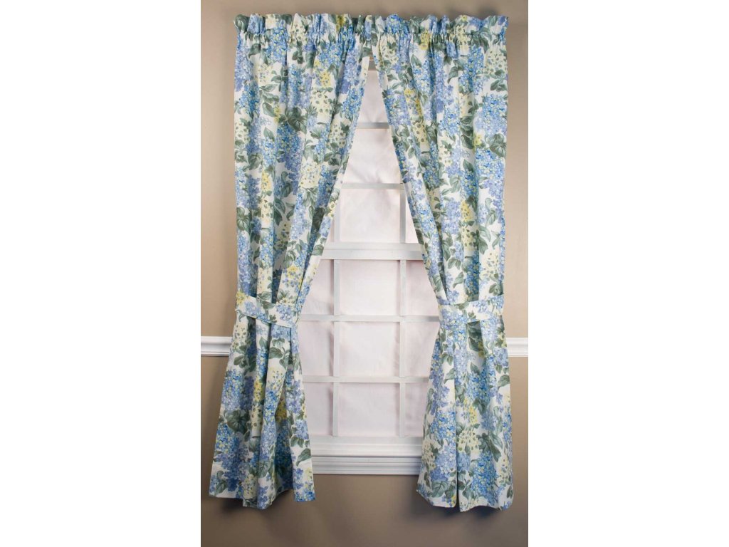 Ellis Curtain Hydrangea Panel Pairs