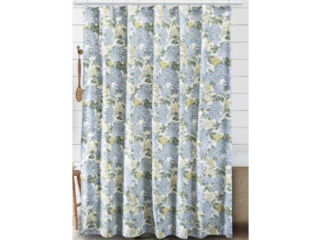 Ellis Curtain Hydrangea Shower Curtain