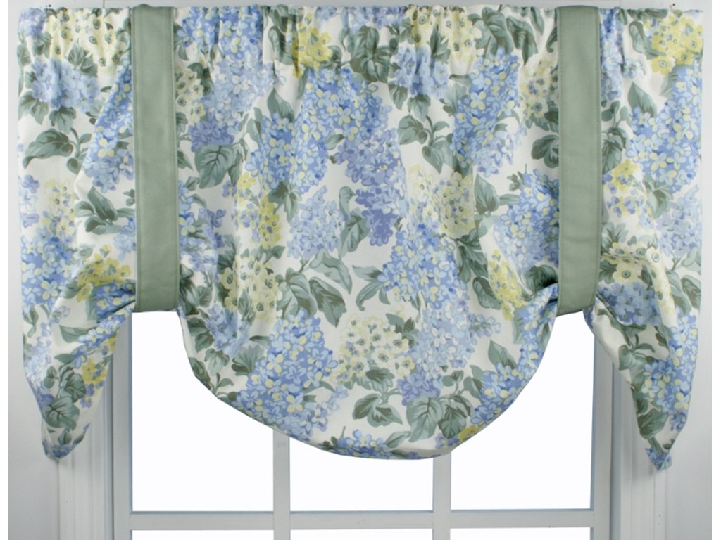 Ellis Curtain Hydrangea Tie Up Valance