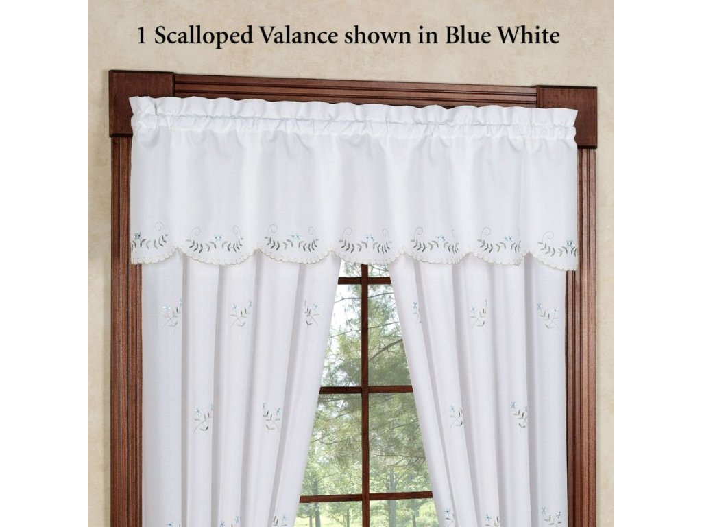 Today's Curtain Forget Me Not Valance