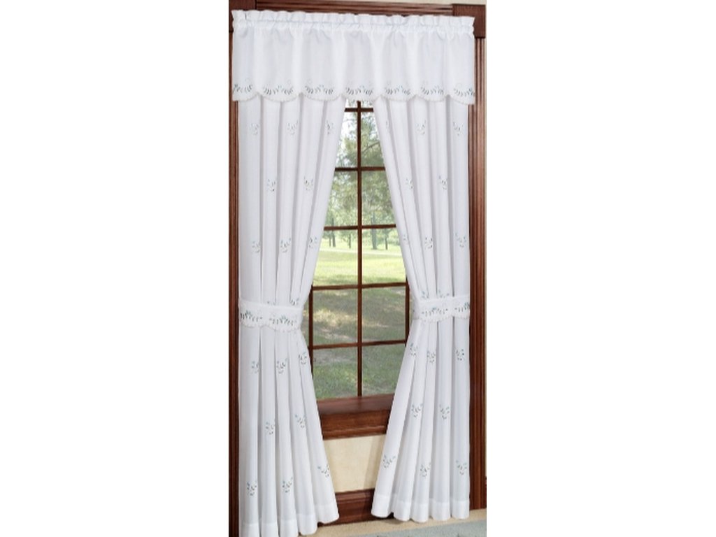 Today's Curtain Forget Me Not Panel Pair