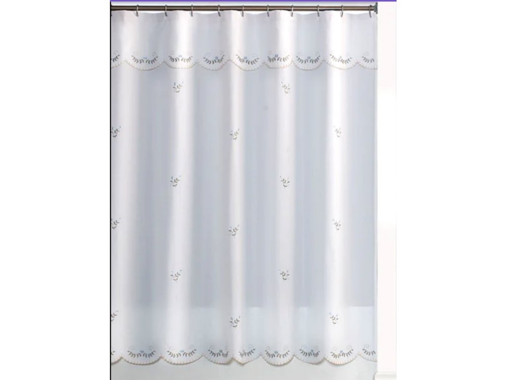 Today's Curtain Forget Me Not Shower Curtain
