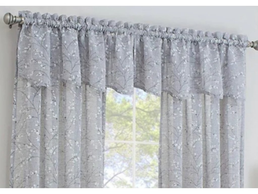 Today's Curtain Willow Scallop Valance