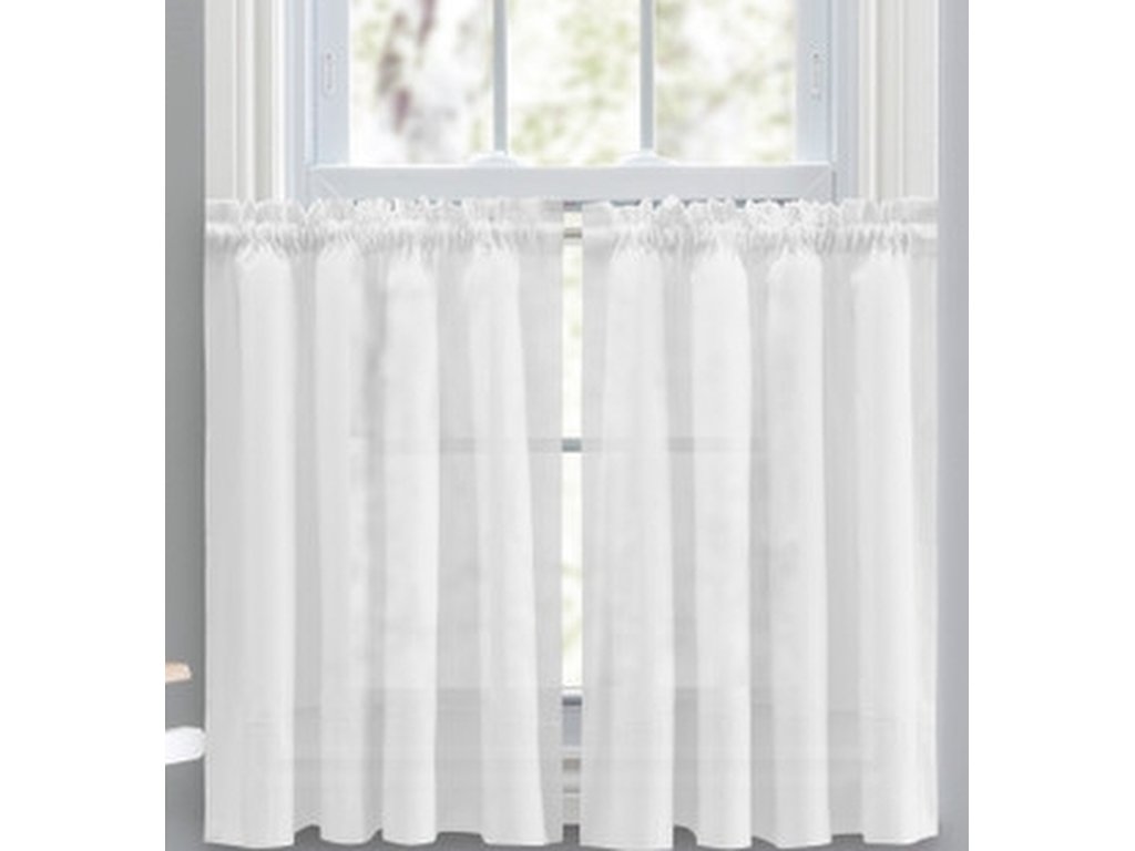 Ellis Curtain Shadow Stripe Tier Pair