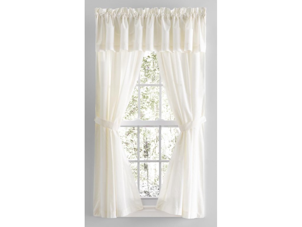 Ricardo Simplicity Hemstitch Curtain Pair