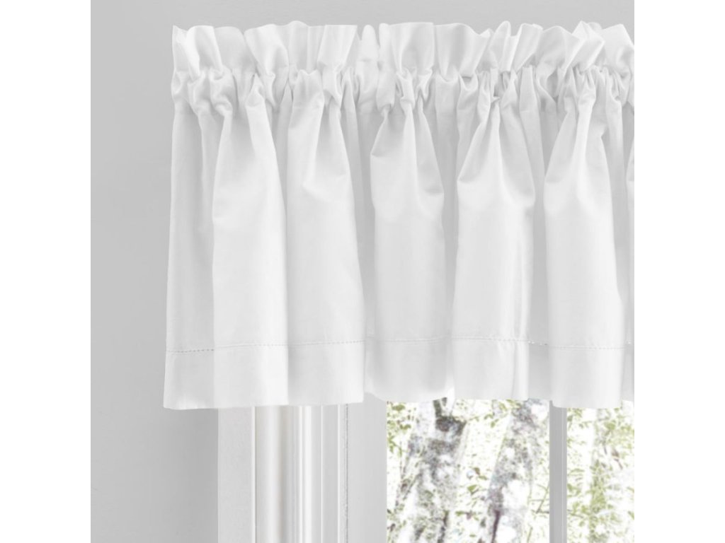 Ricardo Simplicity Hemstitch Handkercheif Valance