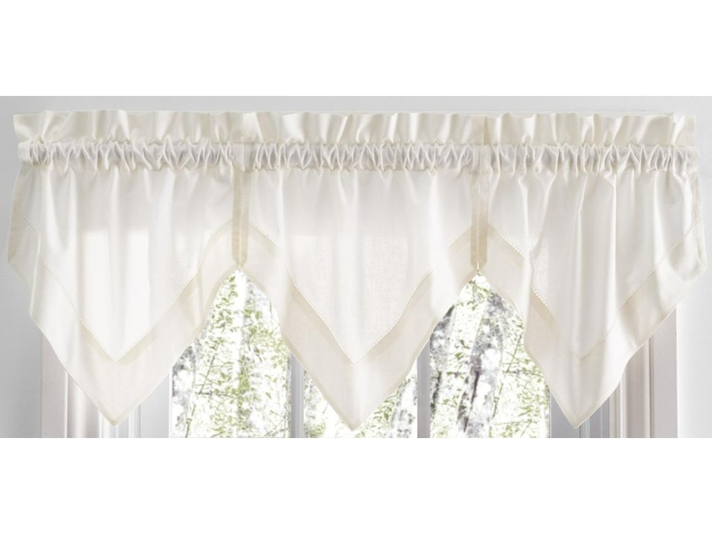Ricardo Simplicity Hemstitch Handkercheif Valance