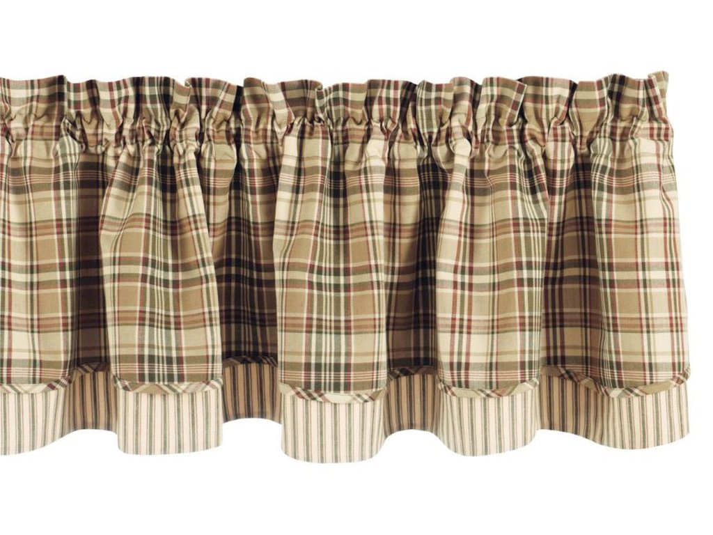 Park Designs Thyme Lined Layered Valance