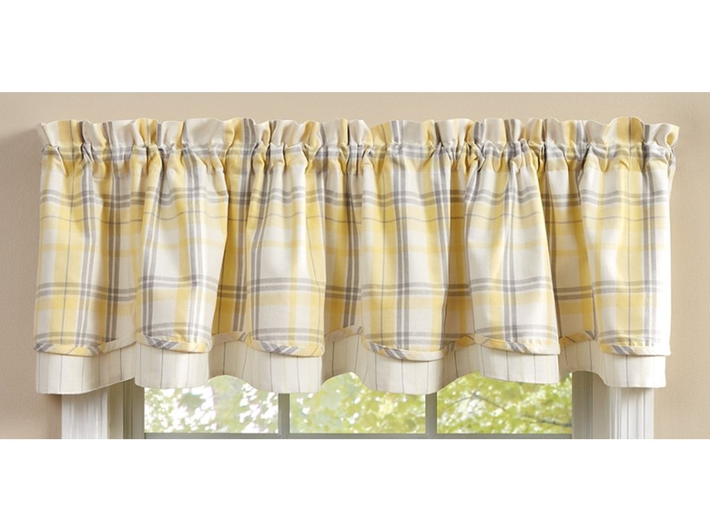 Park Designs Meadowlark Lined Layered Valance