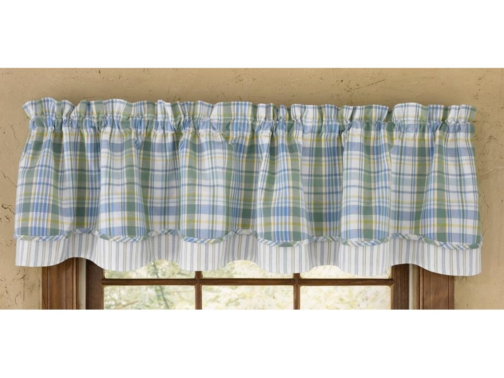 Park Designs Sarasota Lined Layered Valance