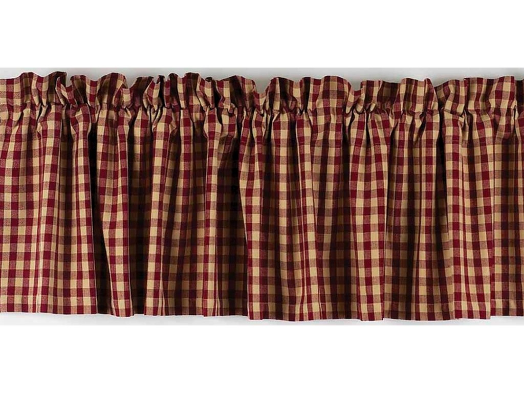 Raghu Heritage House Check Valance