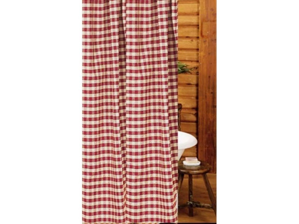 Raghu Heritage House Check Shower Curtain