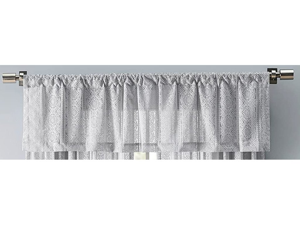 Ricardo Striped Lace Valance