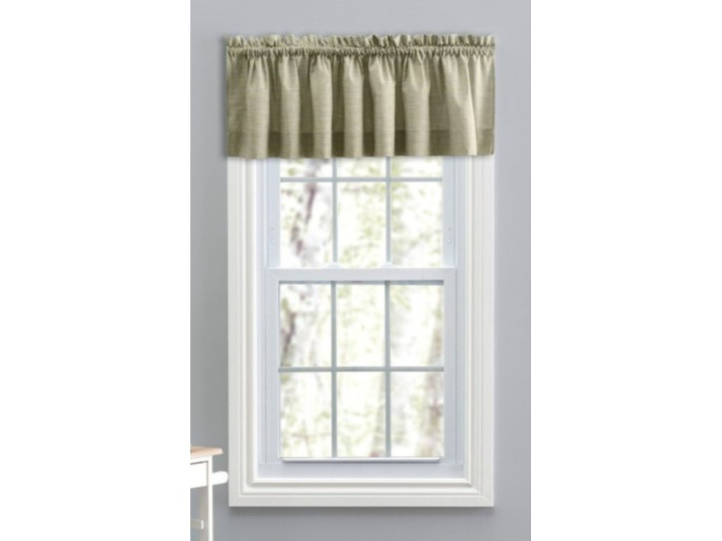 Ellis Curtain Lisa Solid Tailored Valance