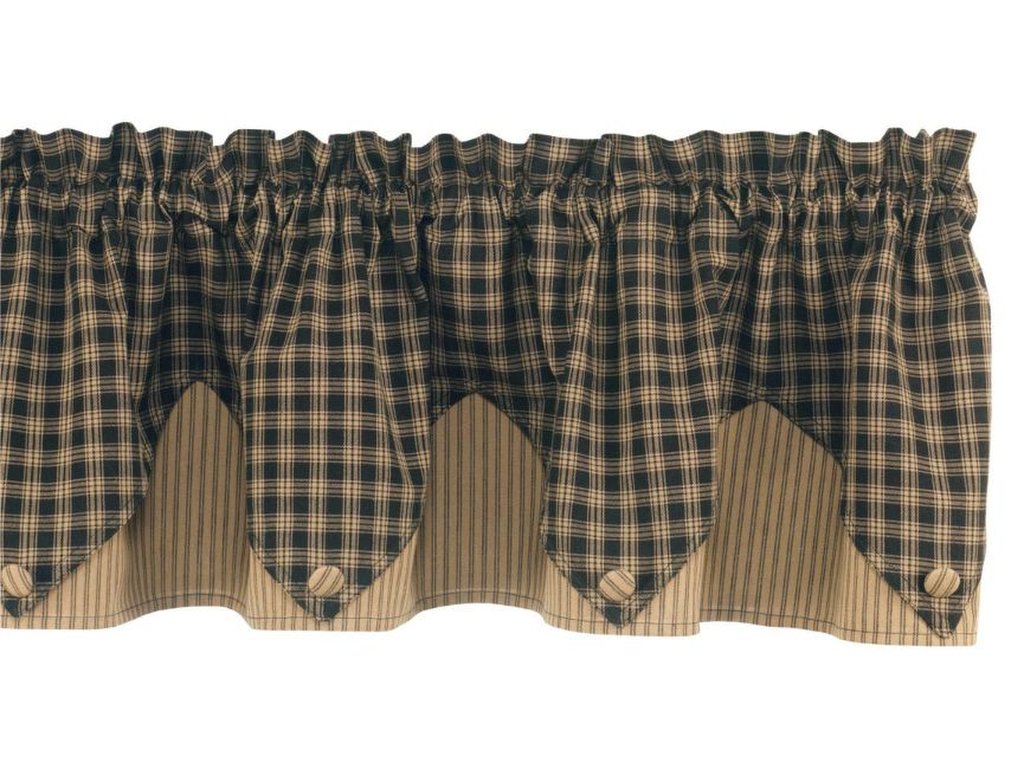 Park Designs Sturbridge Lined Pointed Valance