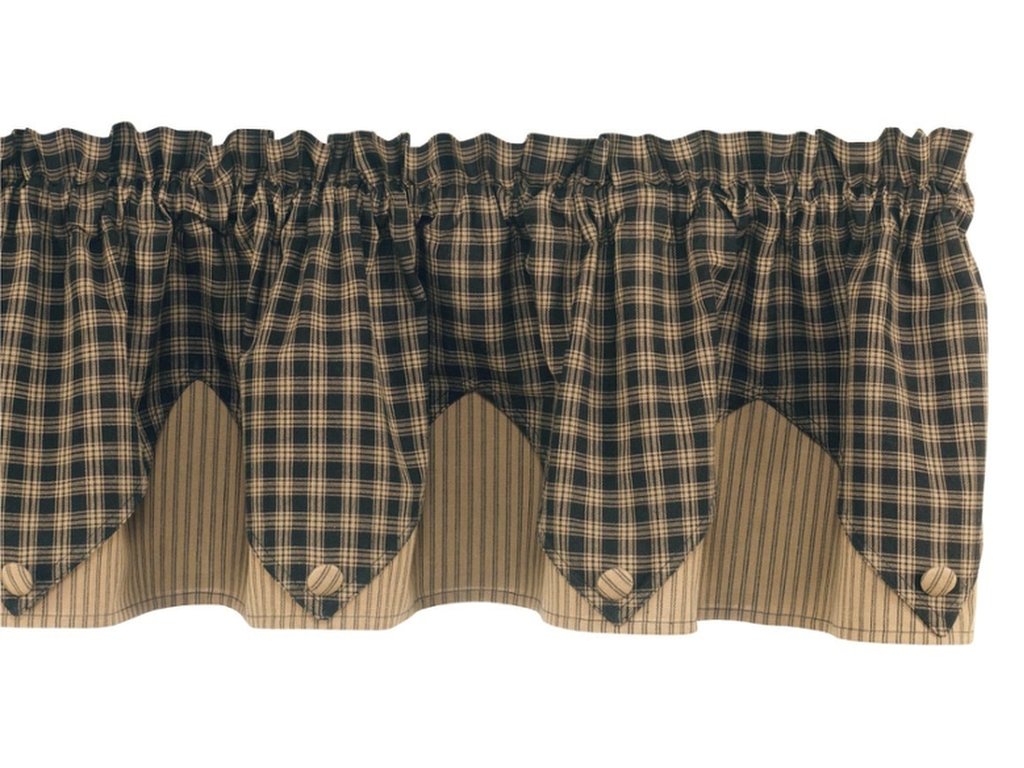 Park Designs Sturbridge Lined Pointed Valance
