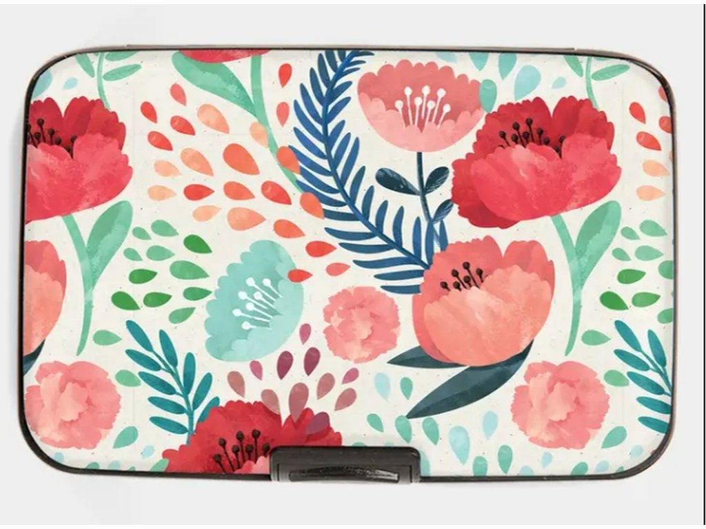 Painted Poppies Armored Wallet