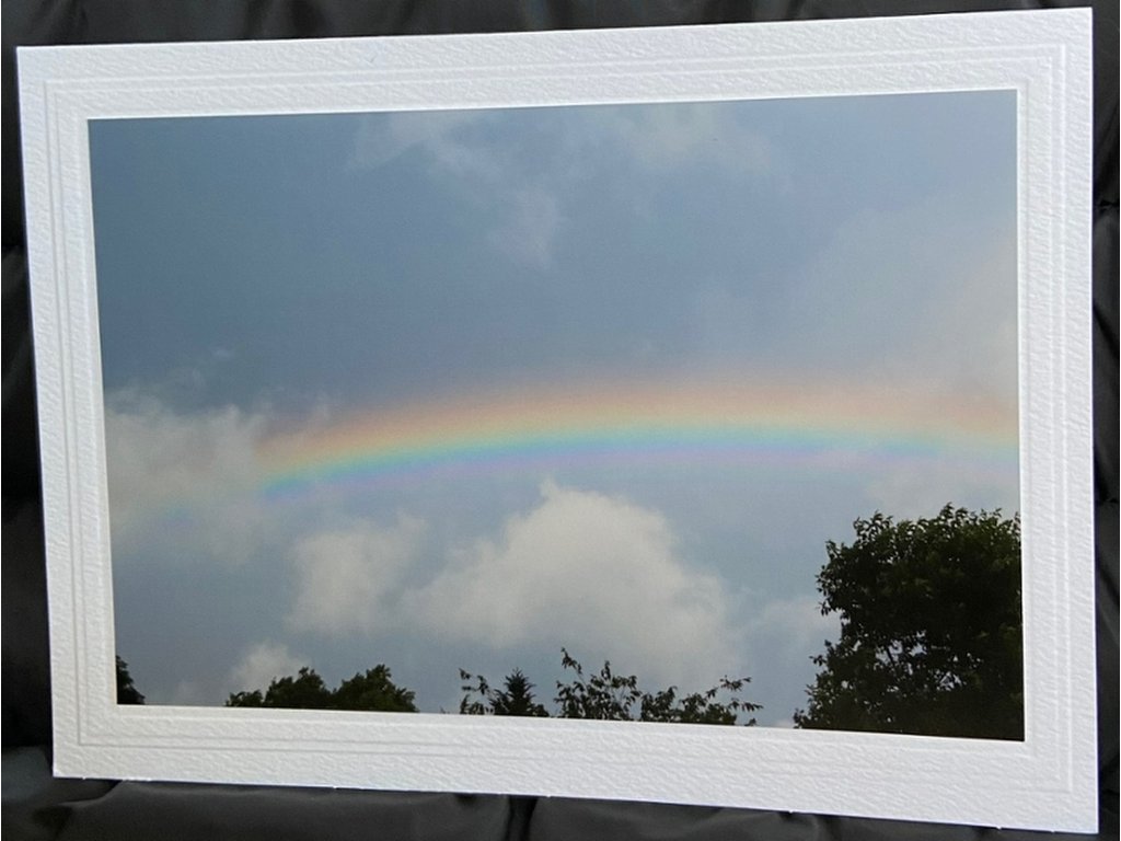 Rainbow Greeting Card- Blank Inside