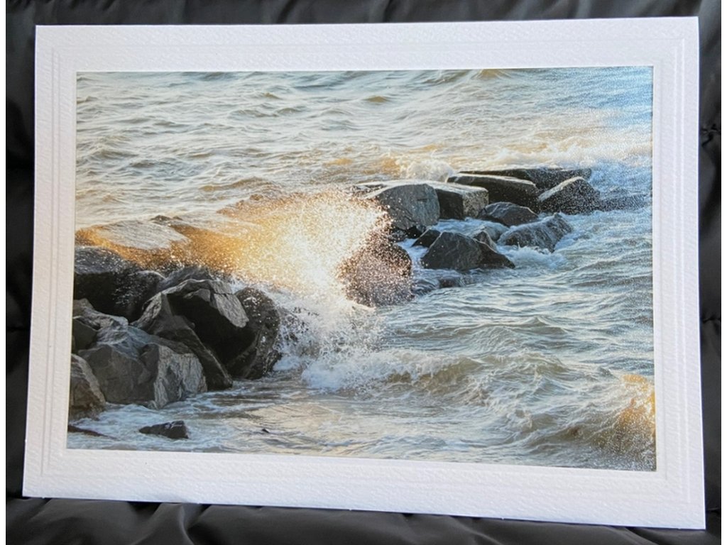 Ocean Spray Greeting Card- Blank Inside