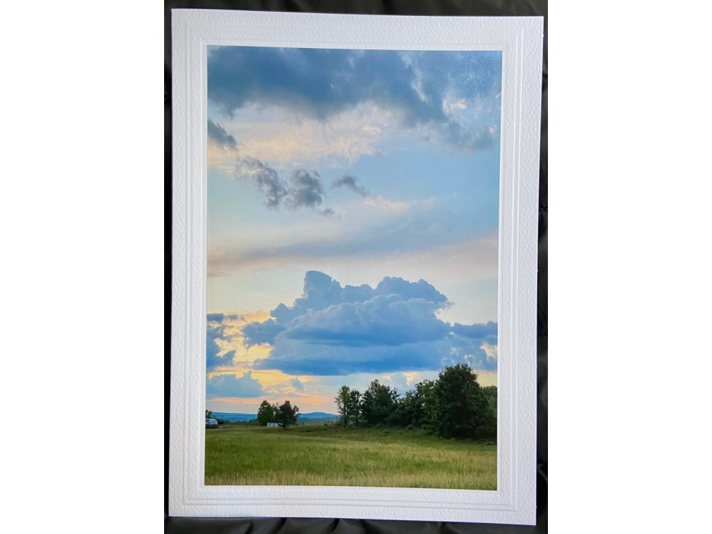 Beautiful Skies Greeting Card- Blank Inside