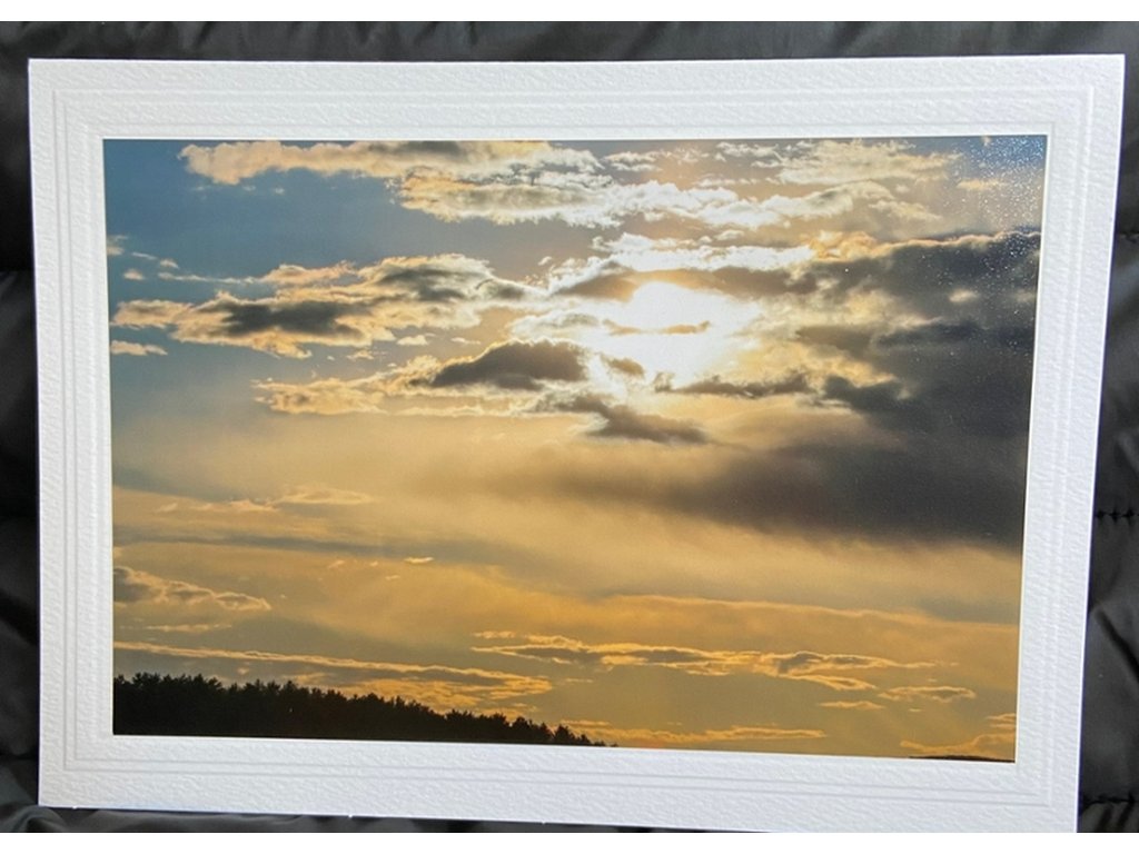Sunset Greeting Card- Blank Inside