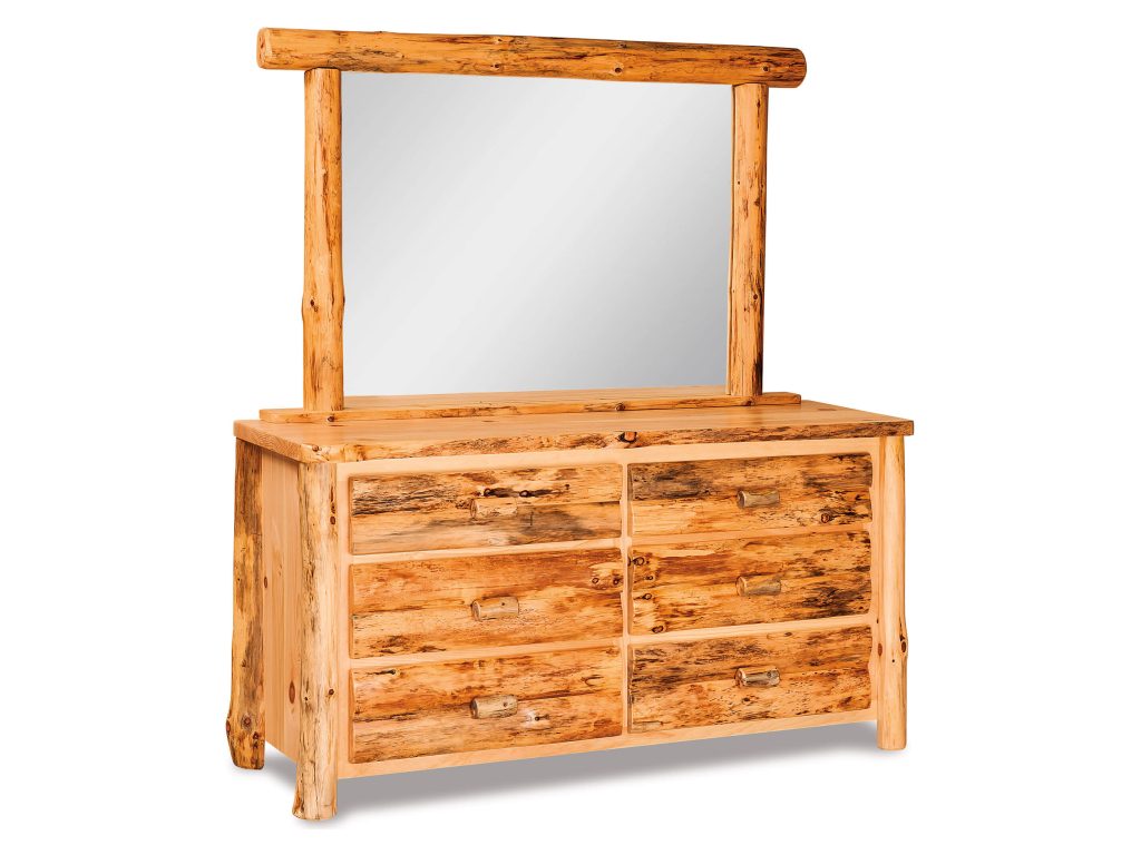 6 Drawer Dresser w/Mirror Chests & Dresser