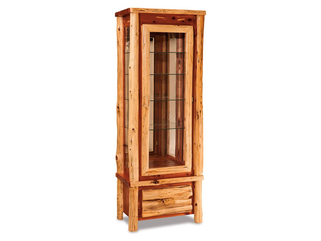 Curio Cabinet w/Touch Light