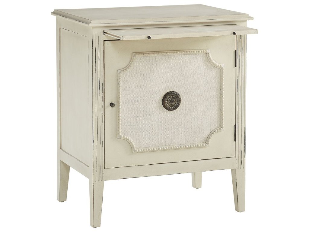 Furniture Classics Linen & Beaded Front End Table - Alternative View