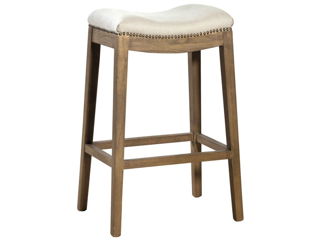 Furniture Classics Linen Counter Stool in Oak
